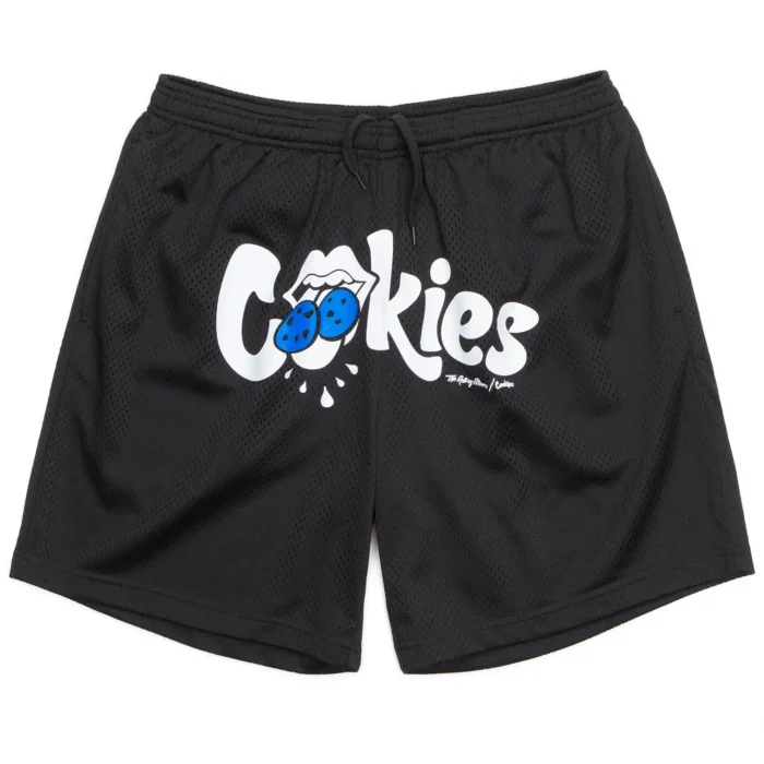 Cookies CKS x Rolling Stones Mesh Shorts BlueBlack (1)