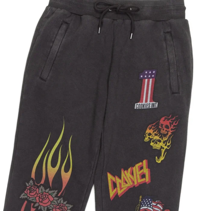 Cookies Highway Fleece Sweatpants With Potassium Spray (3)