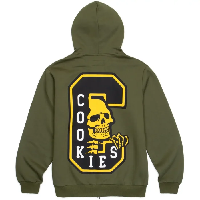 Cookies SF Livewire Full Zip Hoodie Green (4)