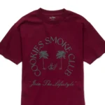 Cookies Smoke Club SS Shirt Burgundy (2)